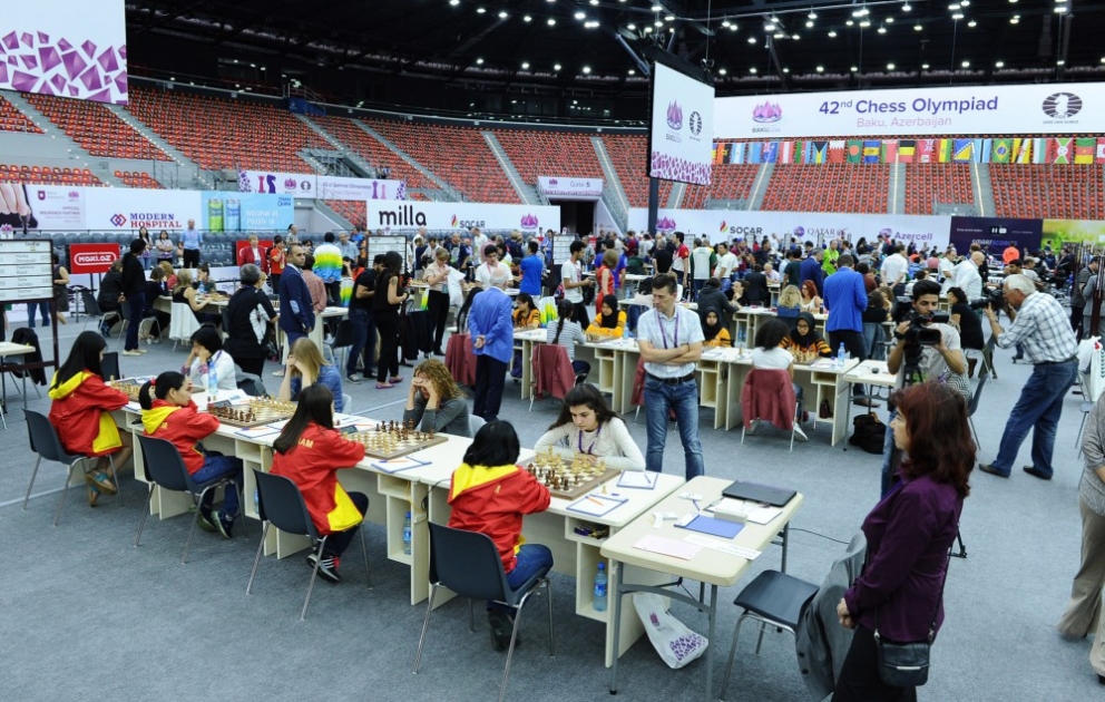 Bakı Şahmat Olimpiadasında sonuncu tura start verilib