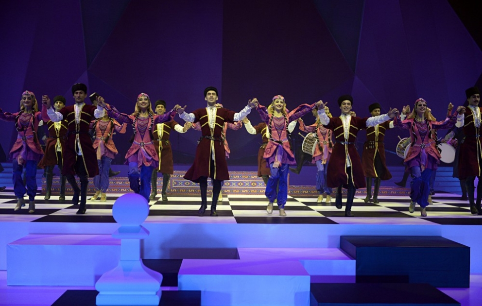 Abschlussfeier der 42. Schacholympiade in Baku