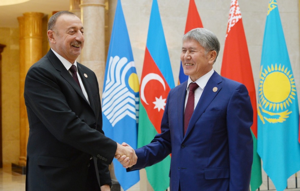 Azərbaycan Prezidenti İlham Əliyev Bişkekdə MDB Dövlət Başçıları Şurasının iclasında iştirak edib