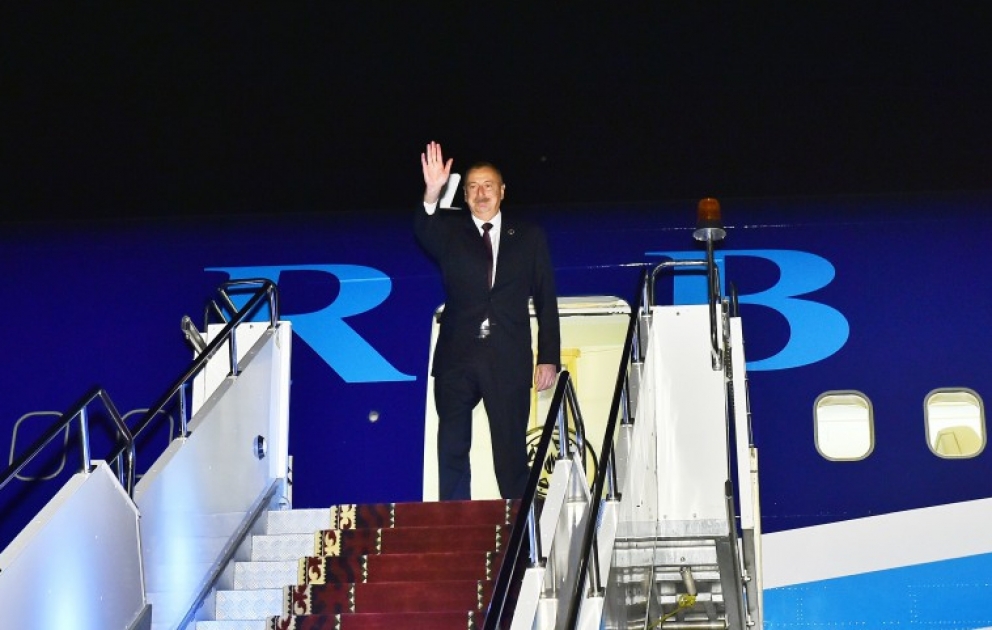 Le président azerbaïdjanais termine sa visite au Kirghizistan