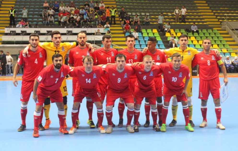 Futzal üzrə Azərbaycan millisi dünya çempionatının play-off mərhələsinə yüksəlib