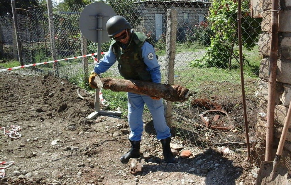 Tərtərdə 1 hərbi sursat zərərsizləşdirilib