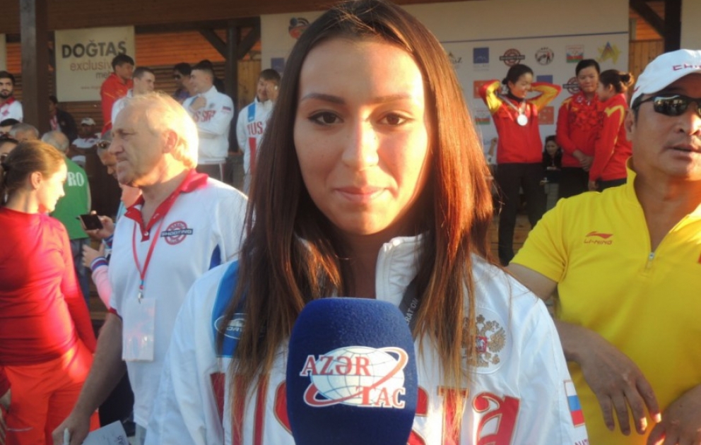 Alina Fazlyanova: Qəbələdəki atıcılıq mərkəzi dünyada çox az sayda olan müasir komplekslərdən biridir