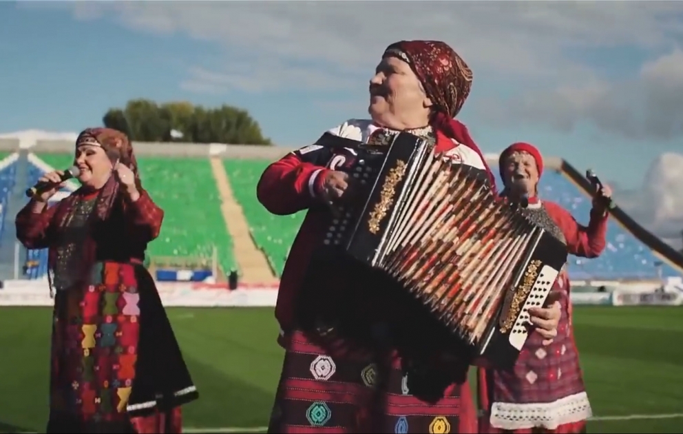 “Buranovskiye babuşki” futbol üzrə DÇ-2018 həsr olunmuş klip təqdim edib
