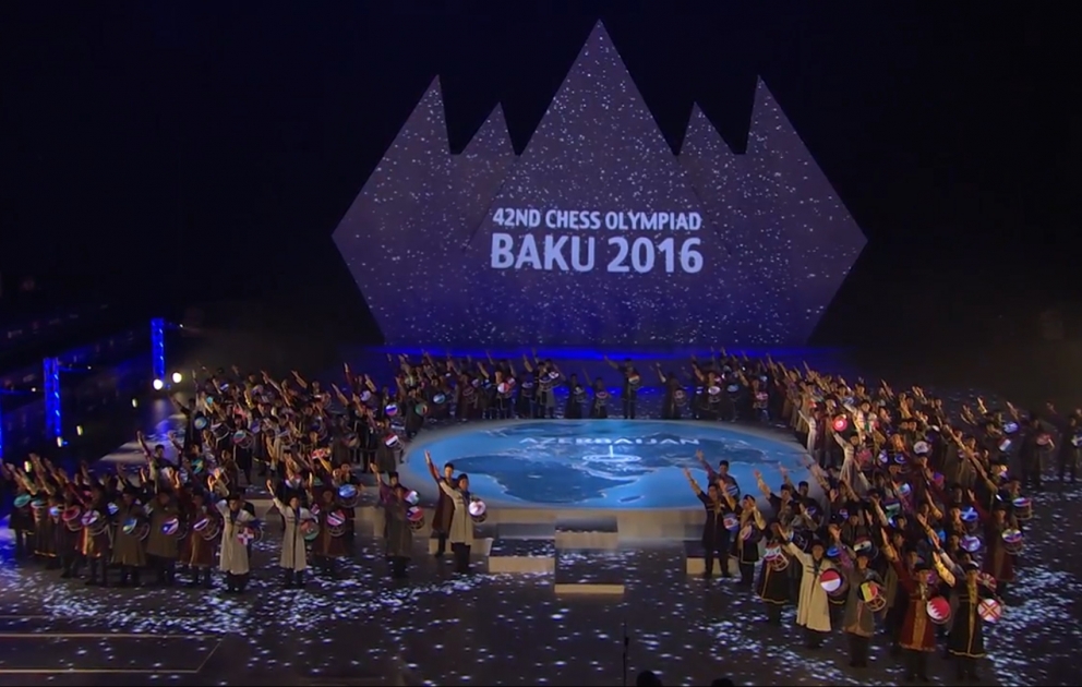 Video of highlights of Baku Chess Olympiad