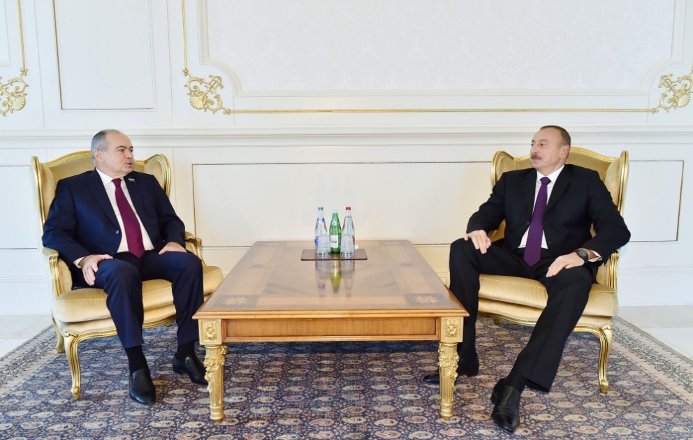 Entretien du président Ilham Aliyev avec le vice-président du Conseil de la Fédération de Russie