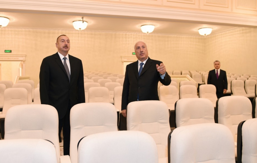 President Ilham Aliyev viewed Sumgayit State Drama Theatre