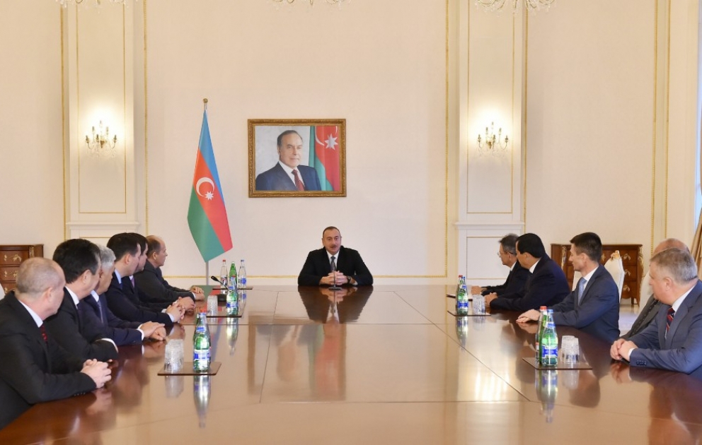Prezident İlham Əliyev MDB-nin üzvü olan dövlətlərin təhlükəsizlik və xüsusi xidmət orqanları rəhbərləri Şurasının Bakıda keçirilən iclasının iştirakçılarını qəbul edib