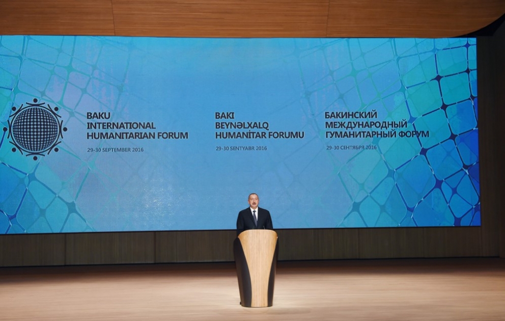 Le 5e Forum humanitaire international a débuté à Bakou   
Le président azerbaïdjanais Ilham Aliyev a été présent  à la cérémonie d’ouverture officielle du Forum