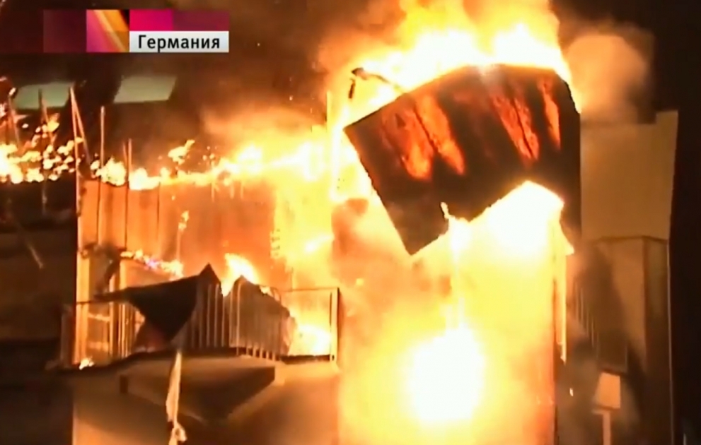 Пожар в Германии: двое погибли, 15 раненых