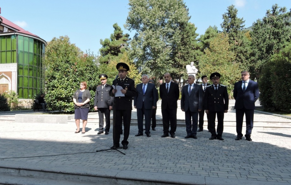 Şəkidə gənclər hərbi xidmətə yola salınıb