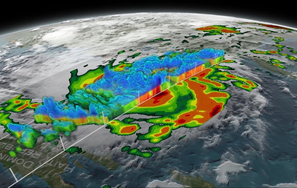 La NASA a diffusé une vidéo de l’ouragan Matthew filmée depuis l’espace