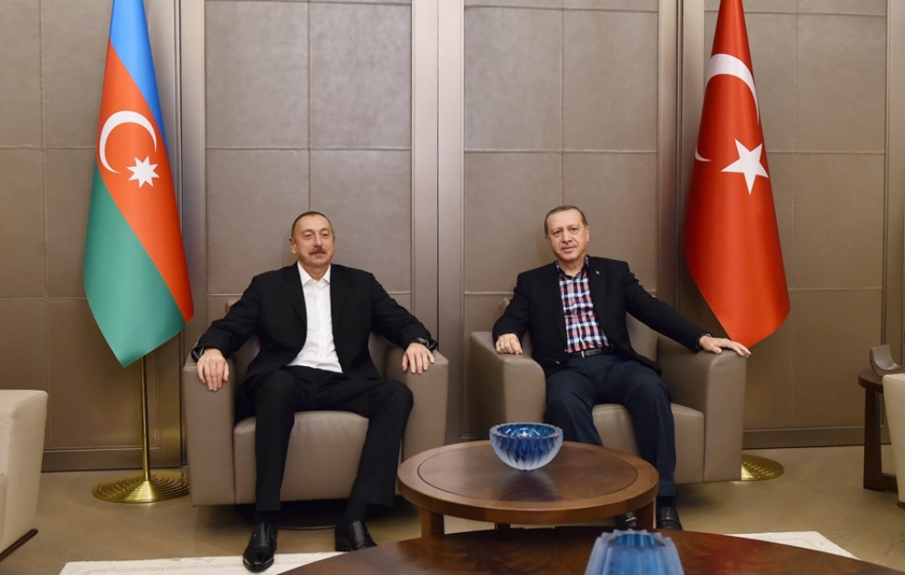 President Ilham Aliyev met with Turkish President Recep Tayyip Erdogan