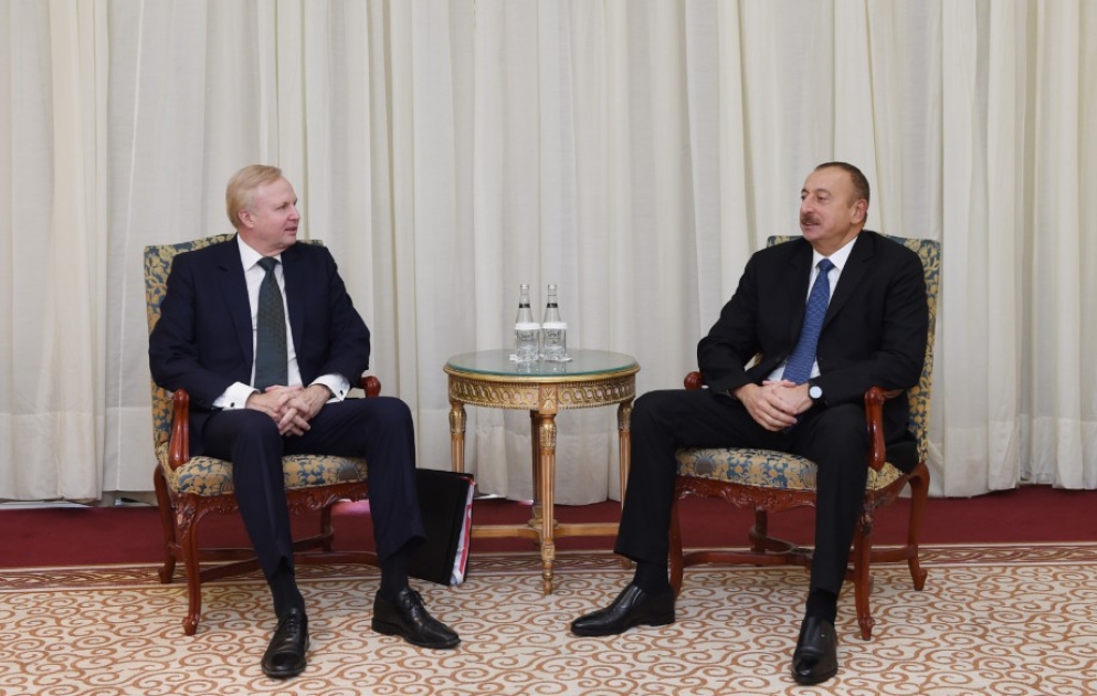 Rencontre du président azerbaïdjanais avec le directeur général du groupe pétrolier BP