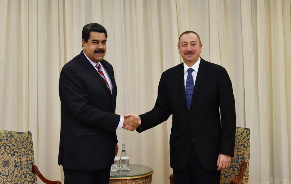 President Ilham Aliyev met with Venezuelan President Nicolas Maduro in Istanbul