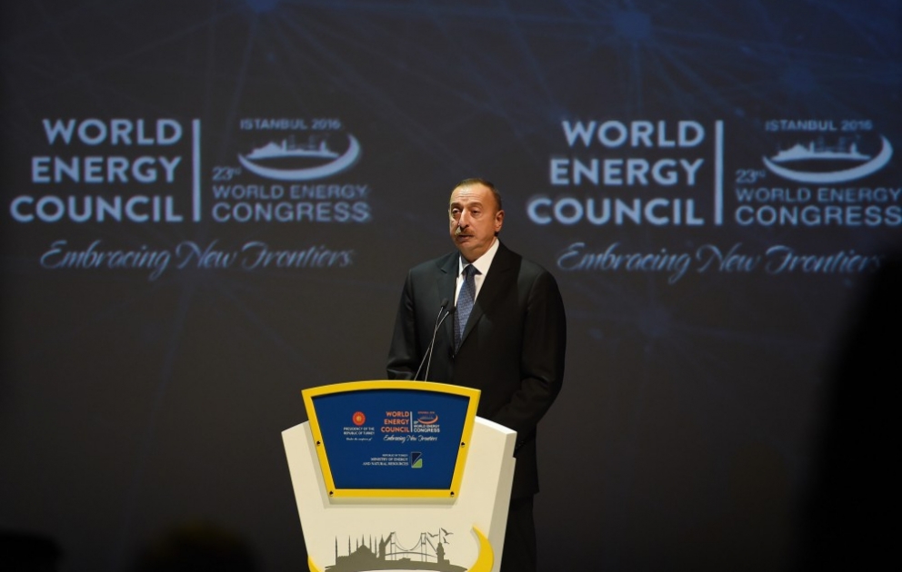 23. Weltenergiekongress in Istanbul seine Arbeit begonnen   
Aserbaidschans Präsident Ilham Aliyev nimmt am Kongress teil