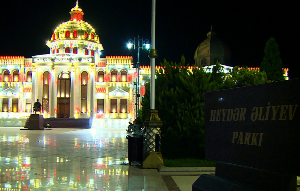 Footage from Heydar Aliyev Center in Khachmaz​