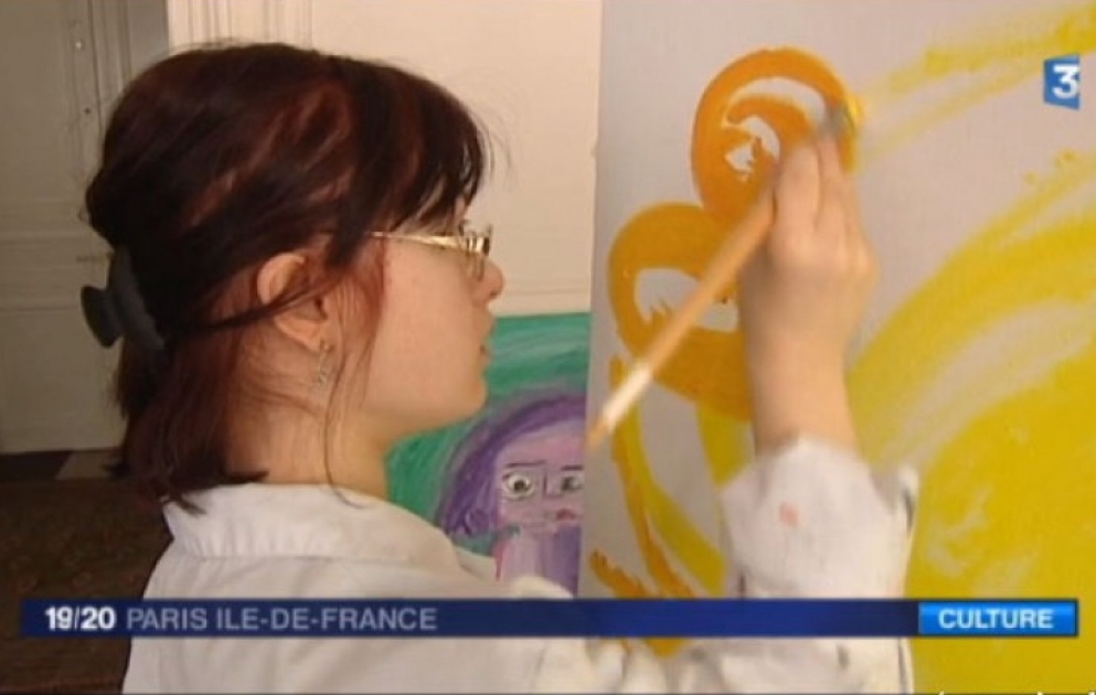 “France 3” telekanalında gənc rəssam Məryəm Ələkbərli haqqında reportaj yayımlanıb