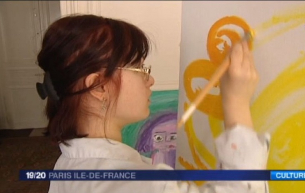 La chaîne France 3 a diffusé un reportage sur la jeune peintre Maryam Alakbarli