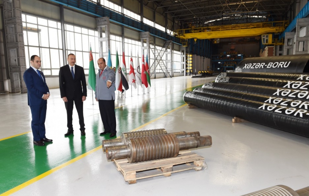 Prezident İlham Əliyev Bakıda oksigen zavodunun açılışında iştirak edib