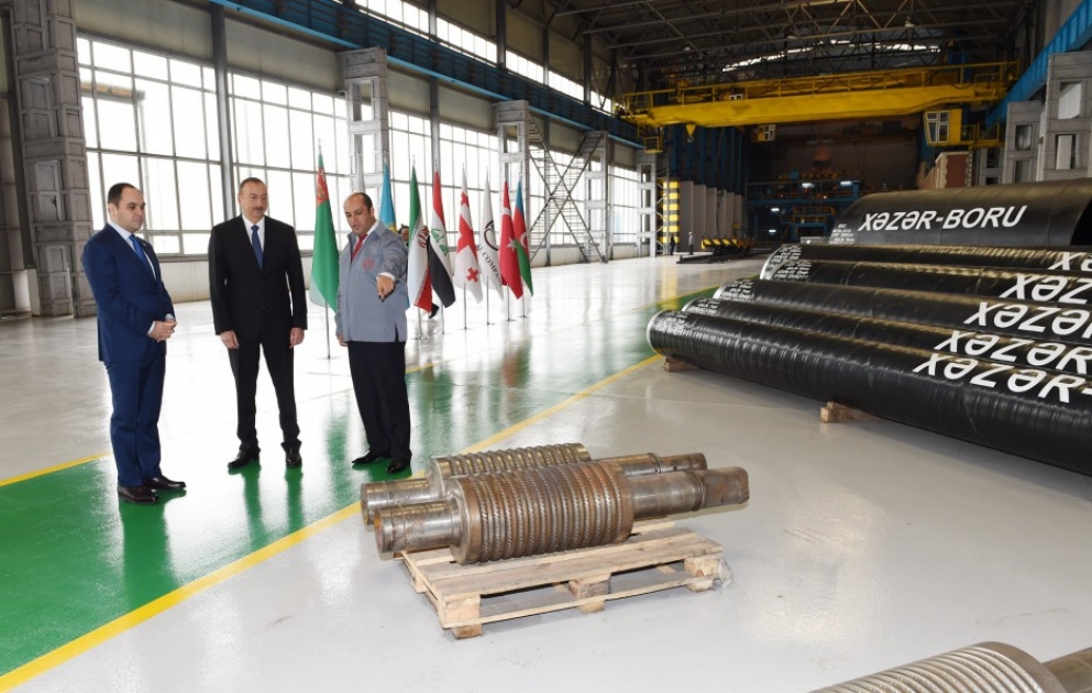 President Ilham Aliyev inaugurated "Oksigen" plant in Baku