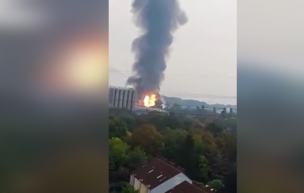 EXPLOSION AT GERMAN CHEMICAL PLANT