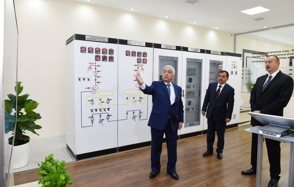 Inauguration d’une sous-station électrique à Gazakh