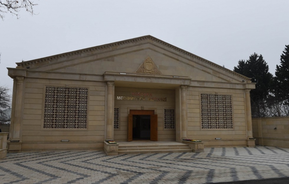 President Ilham Aliyev viewed Aghstafa Cultural Center after renovation
