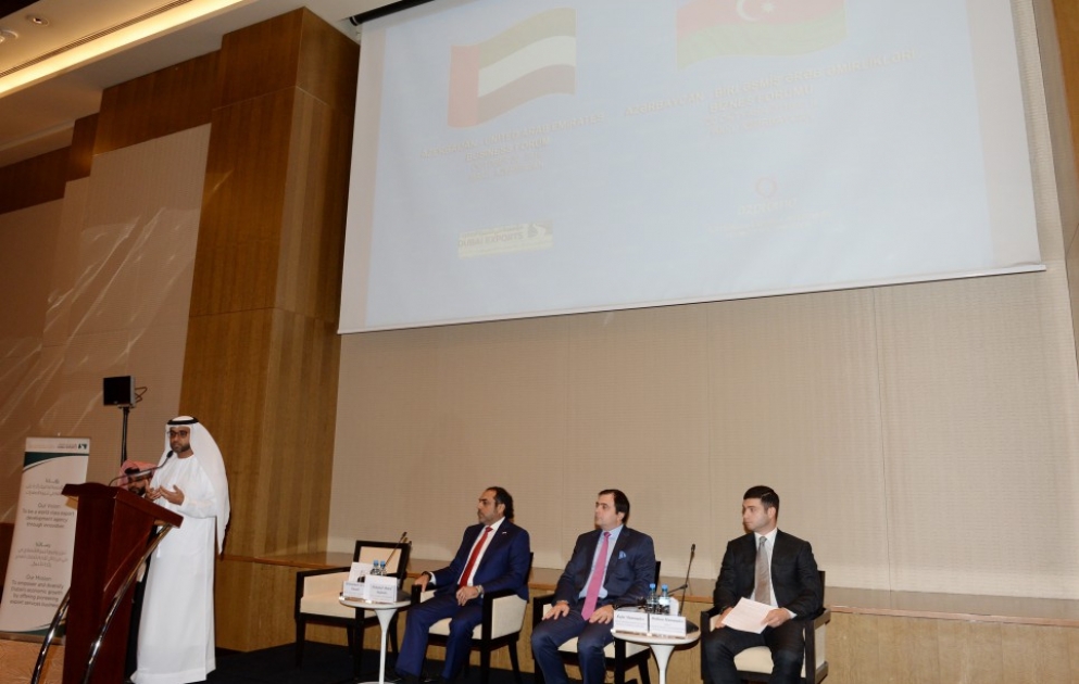 Bakıda Azərbaycan-Birləşmiş Ərəb Əmirlikləri biznes forumu keçirilir