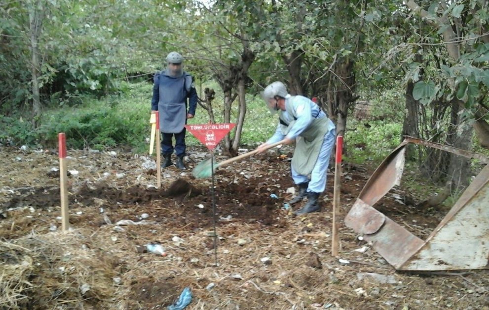 Tərtərdə partlamış hərbi sursat aşkar edilib