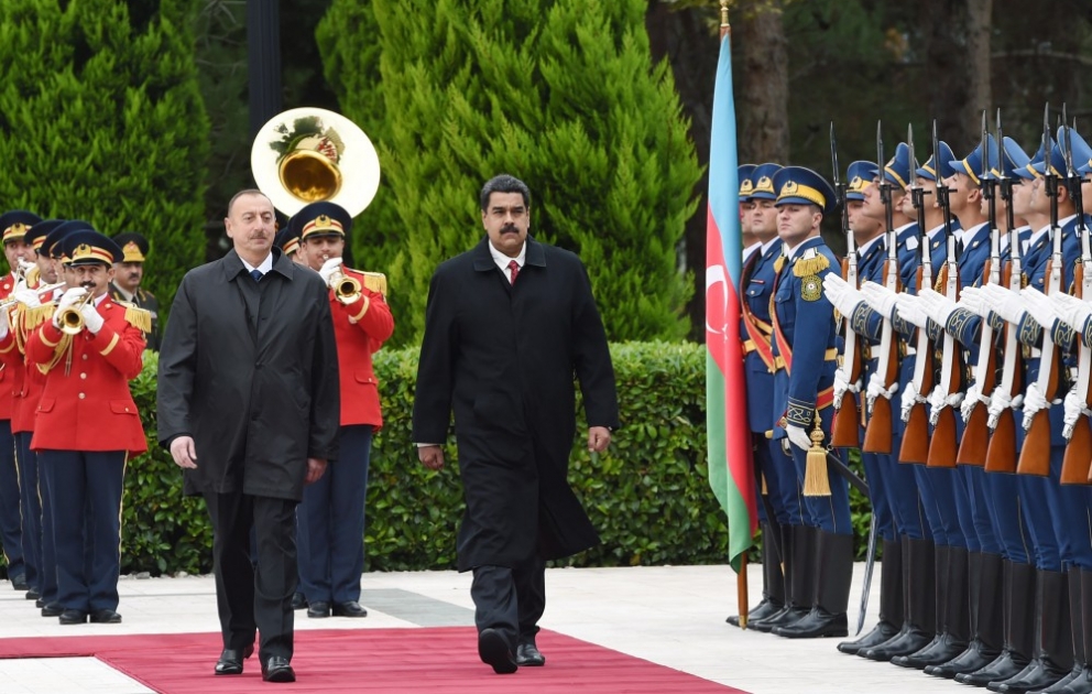 Official welcoming ceremony was held for Venezuelan President Nicolas Maduro
