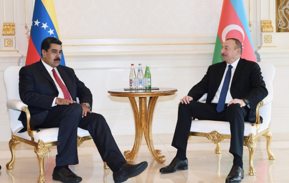 Entretien du président Ilham Aliyev avec son homologue vénézuélien Nicolas Maduro