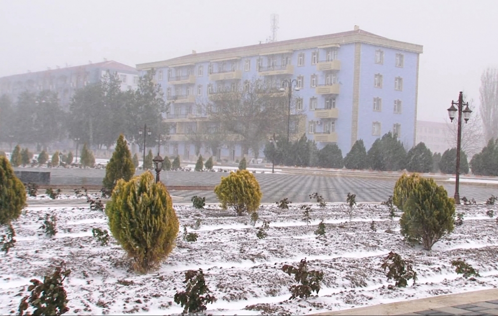 Naxçıvana ilk qar yağıb