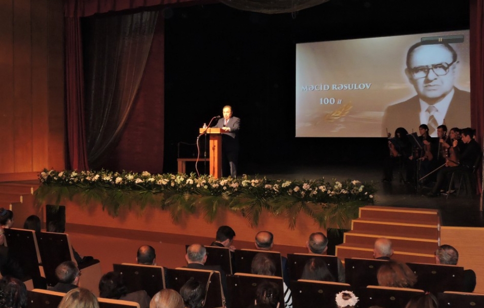 Şəkidə akademik Məcid Rəsulovun 100 illiyi qeyd olunub