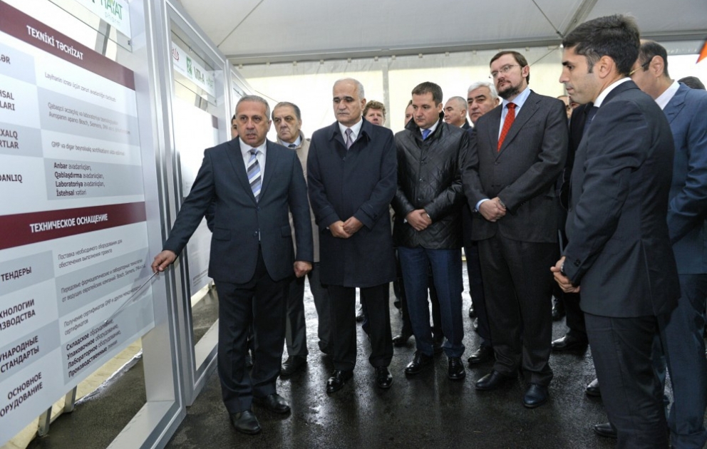Azərbaycanda ilk əczaçılıq zavodunun təməli qoyulub