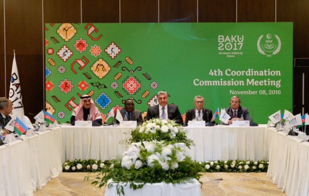 Vierte Sitzung der Koordinierungskommission der IV. Islamischen Spiele der Solidarität in Baku