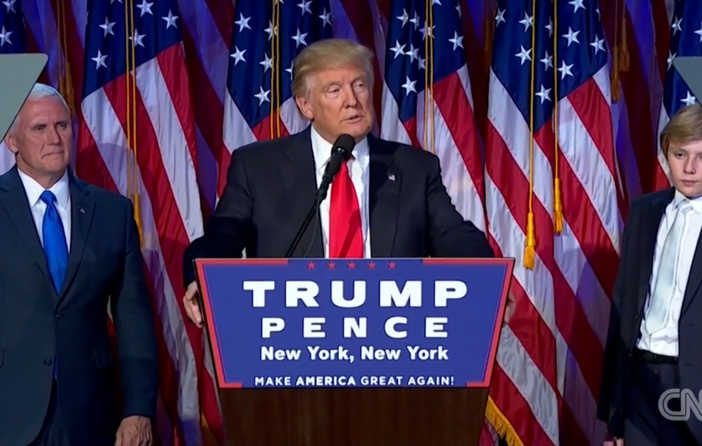 Newly elected president promises double growth in US economy