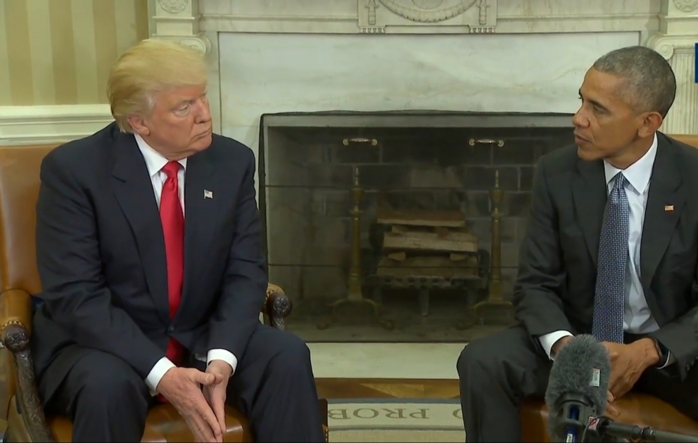 В Белом доме состоялась первая встреча Дональда Трампа и Барака Обамы