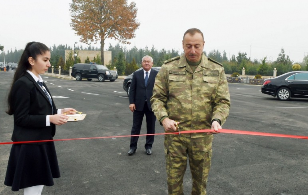 Fuzouli: visite de la nouvelle gare routière à Horadiz