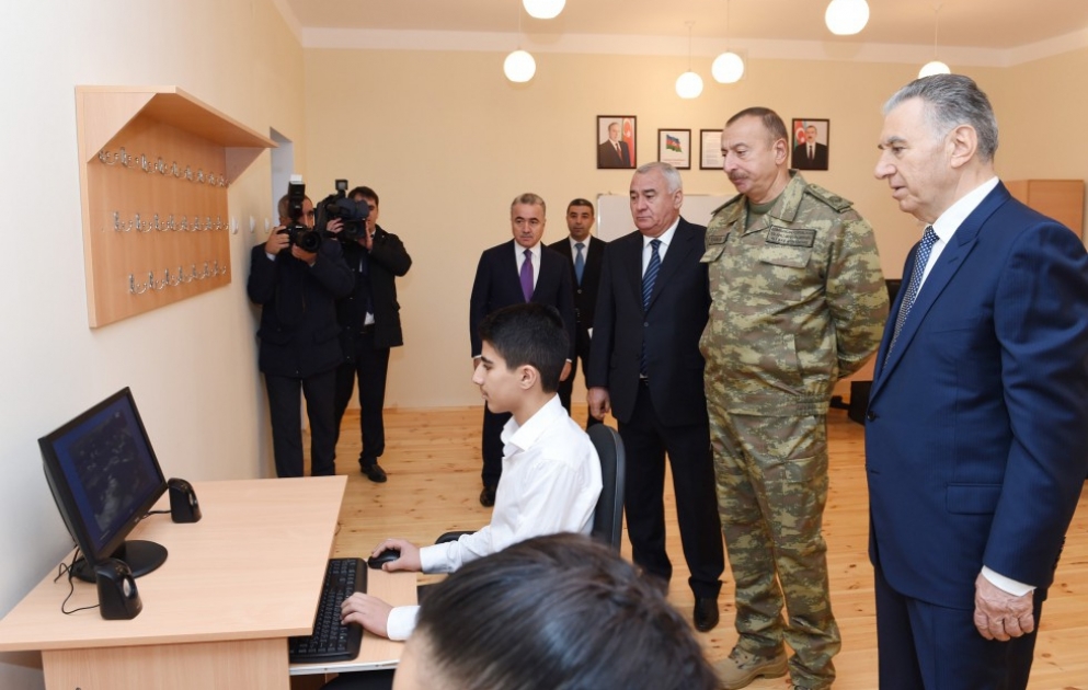 President Ilham Aliyev viewed new residential settlement for IDPs in Fuzuli