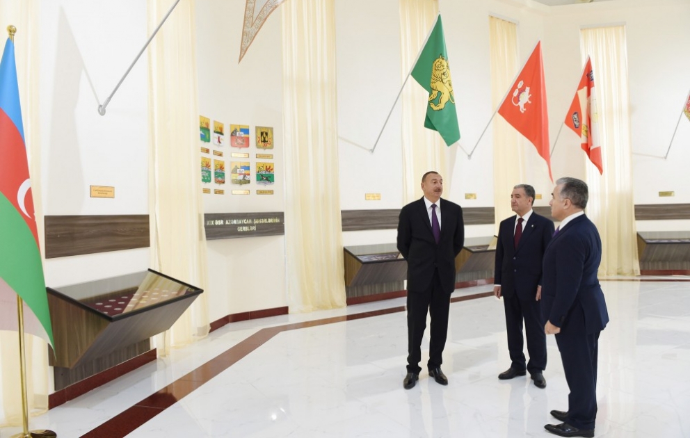 President Ilham Aliyev inaugurated Flag Museum in Beylagan