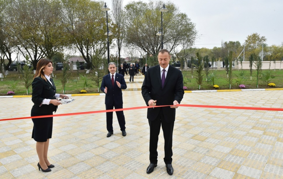 President Ilham Aliyev inaugurated 240-seat school in Beylagan