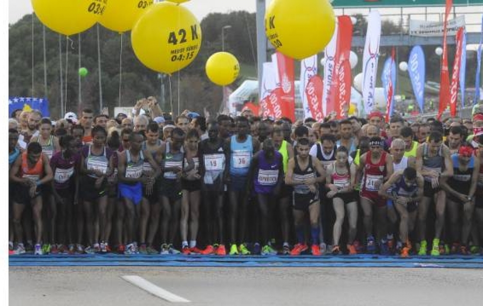 Atletimiz İstanbul Marafonunun qalibi olub