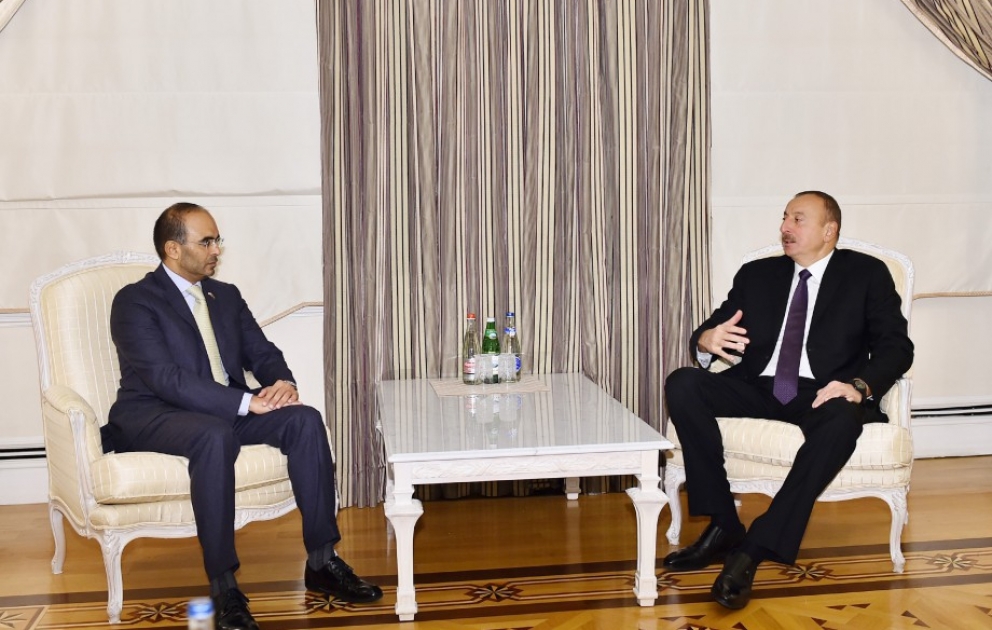 President Ilham Aliyev received chairman of Dubai Chamber of Commerce and Industry