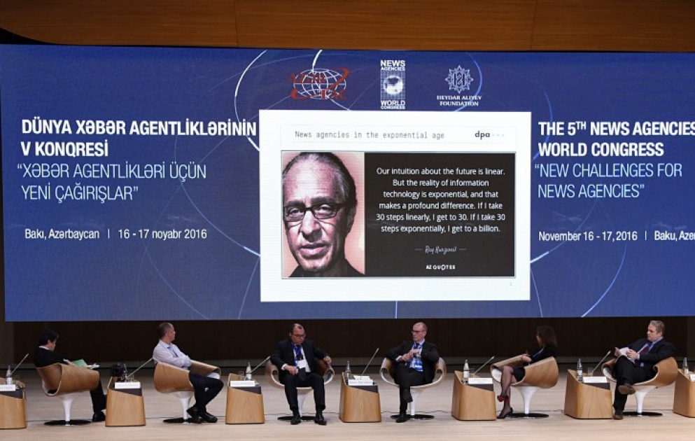 News agency innovation discussed at 3rd session of Baku Congress