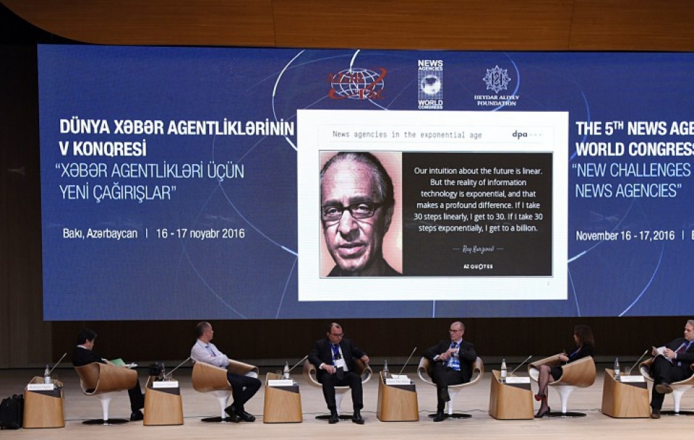 Congrès de Bakou : débat autour du sujet de «L’innovation des agences de presse»