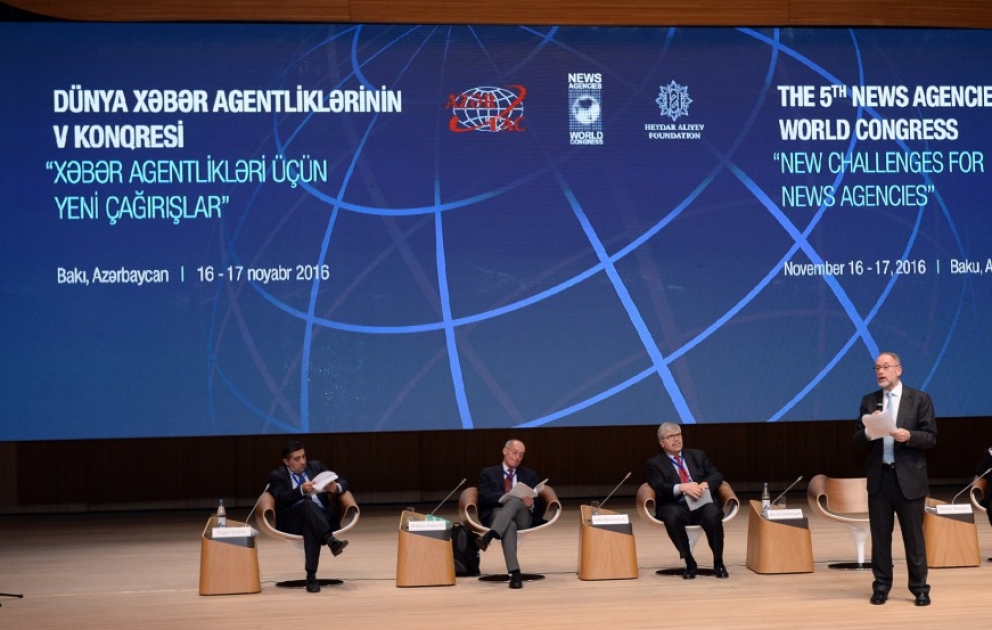 Protecting journalists’ mission discussed at 5th session of Baku Congress