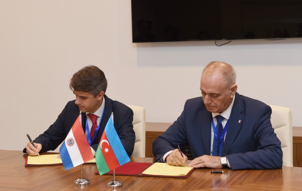 AZERTAC signs agreements with Spanish, Paraguayan and Bahraini news agencies