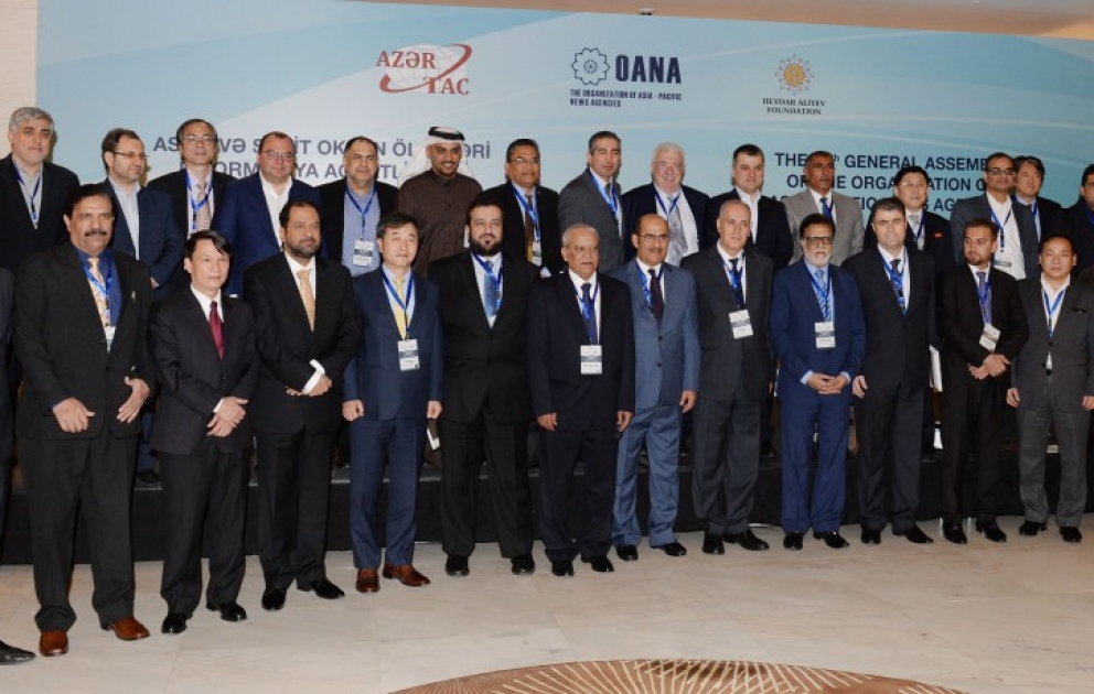 Asiya və Sakit Okean Ölkələri İnformasiya Agentlikləri Təşkilatının XVI Baş Assambleyası işini başa çatdırıb  AZƏRTAC noyabrın 18-dən 2016-2019-cu illərdə OANA-da sədrliyə başlayıb  
