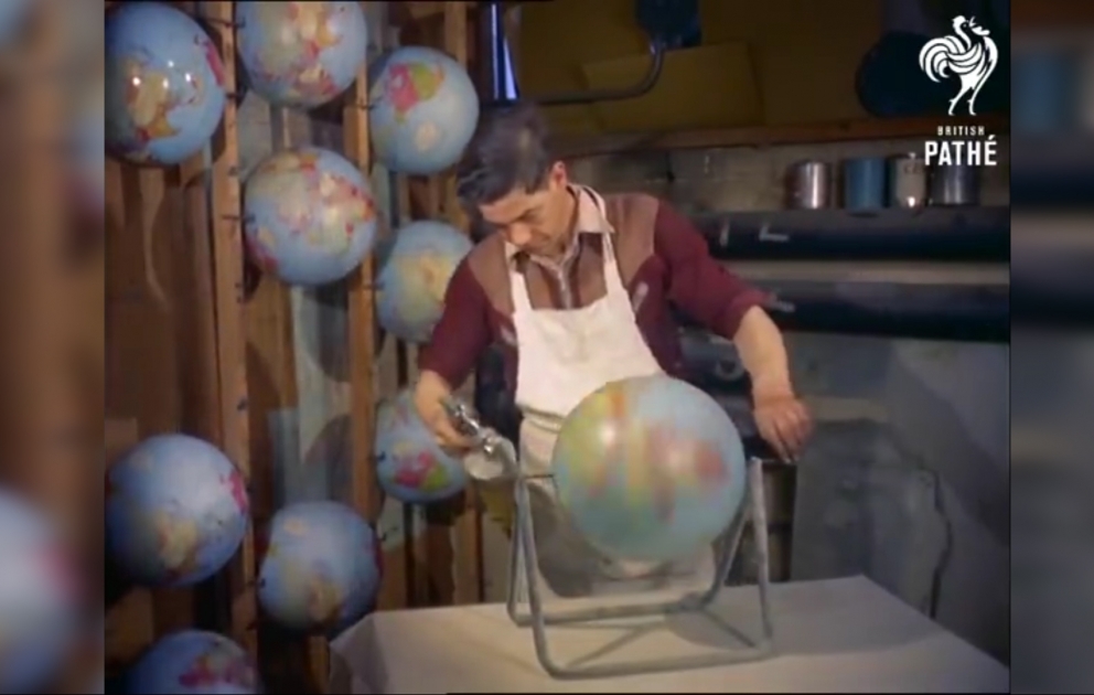 İlk qlobuslar belə hazırlanırdı - 1955-ci il